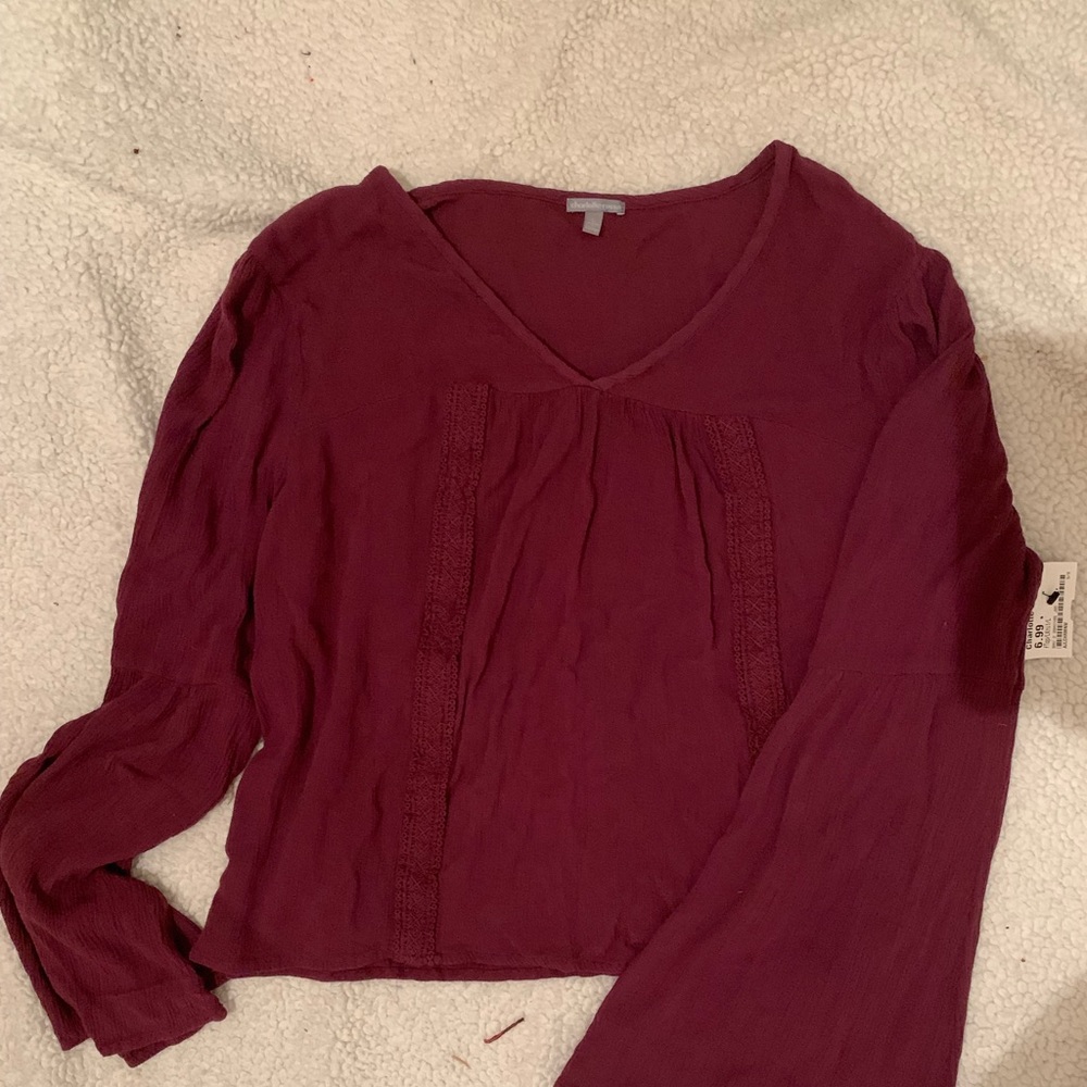Charlotte Russe- long sleeve blouse